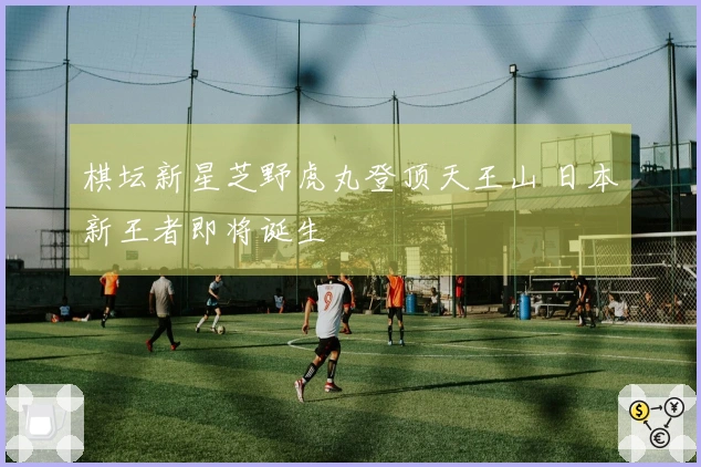 棋坛新星芝野虎丸登顶天王山 日本新王者即将诞生